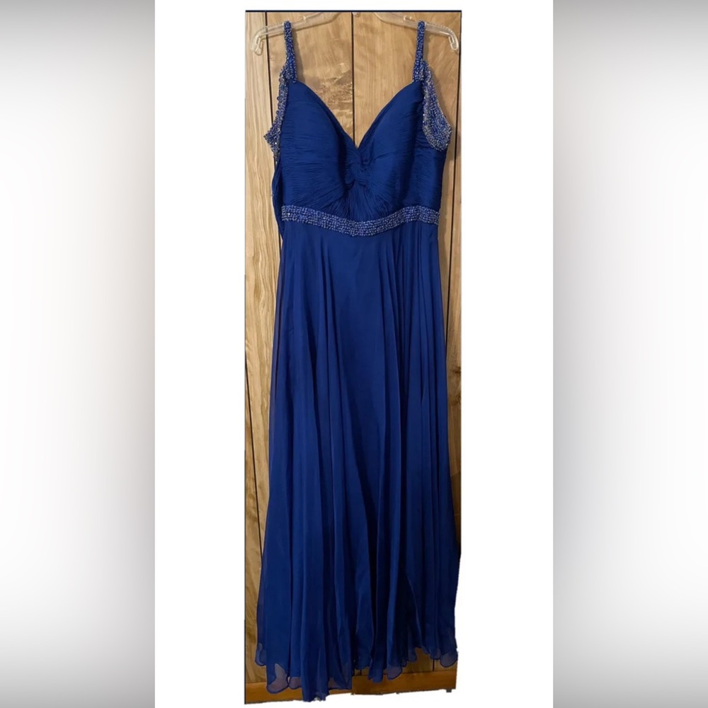 Royal blue prom dress